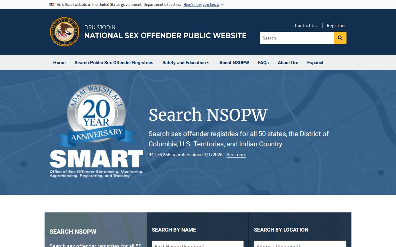 National sex offender search for cross-border checks near Hancock County